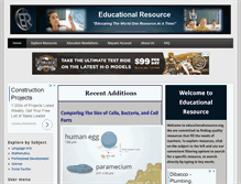 Tablet Screenshot of educationalresource.org